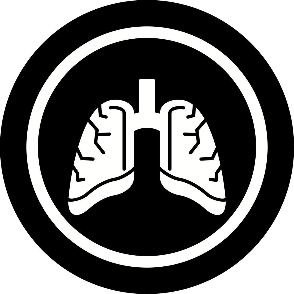 Lungs Vector Icon