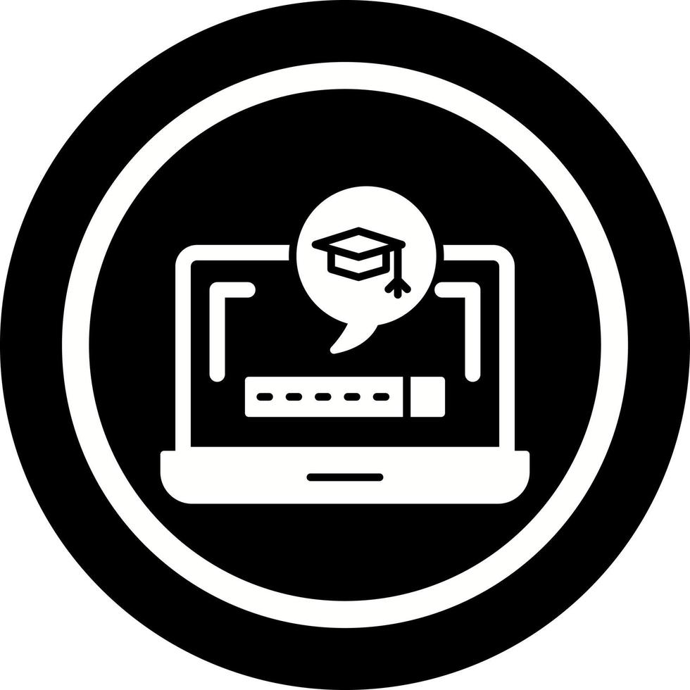 Digital Learning Vector Icon