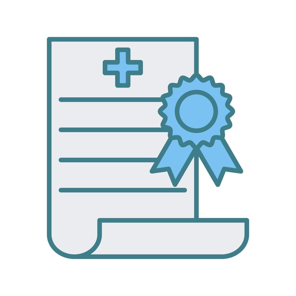 death Certificate Vector Icon