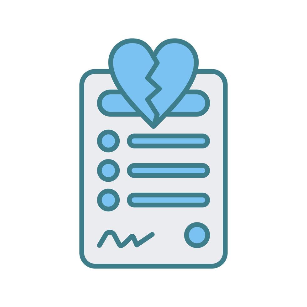 Divorce Vector Icon