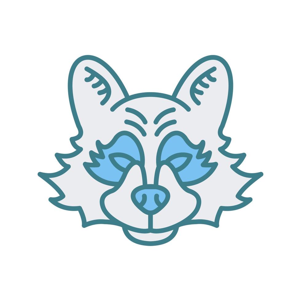 Raccoon Vector Icon