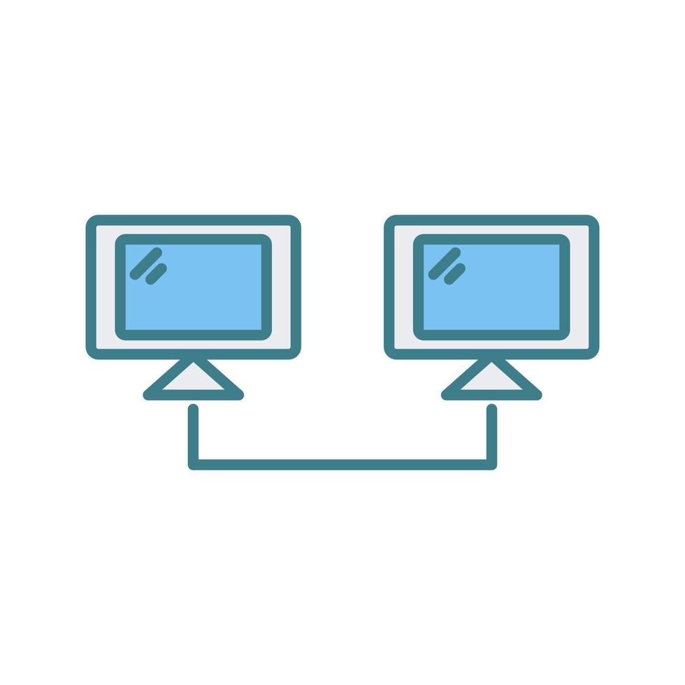 Connected Systems Vector Icon