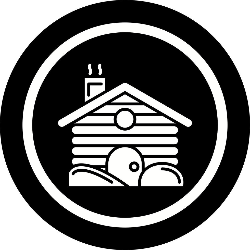 icono de vector de cabina