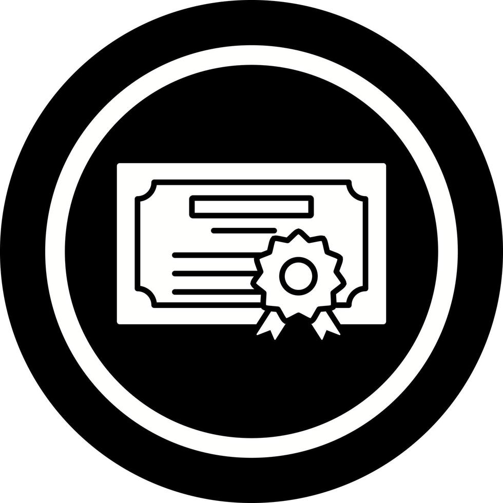 icono de vector de diploma