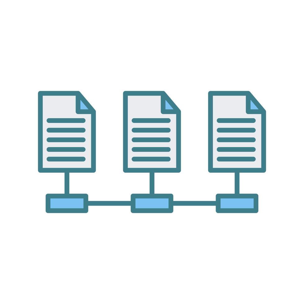 Network Files Vector Icon