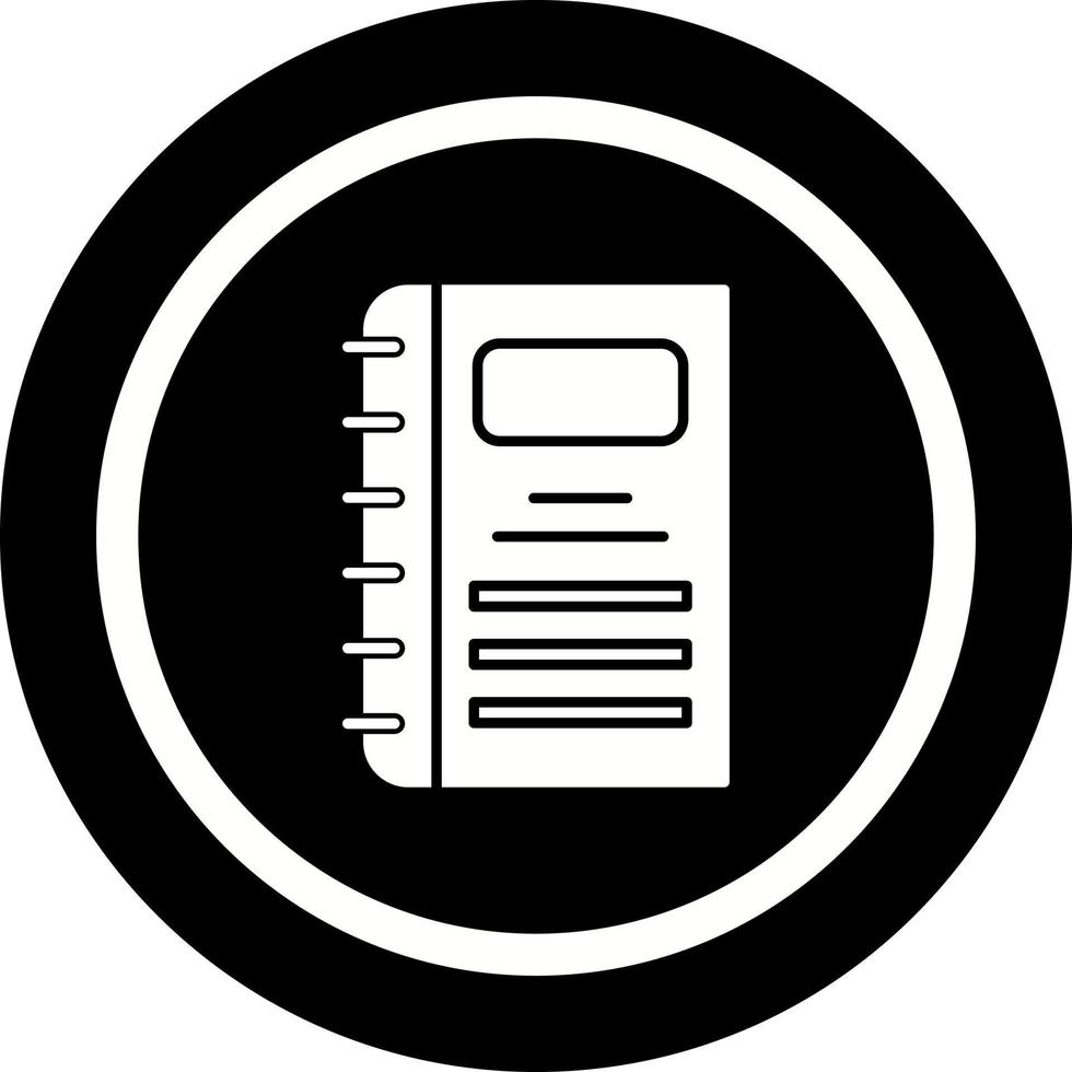 Notebook Vector Icon