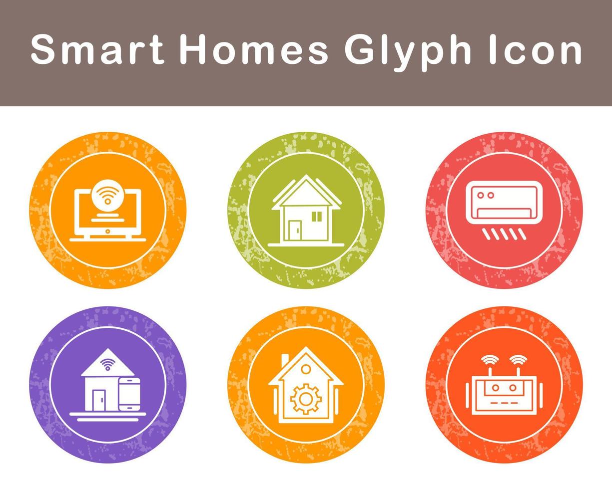 Smart Homes Vector Icon Set