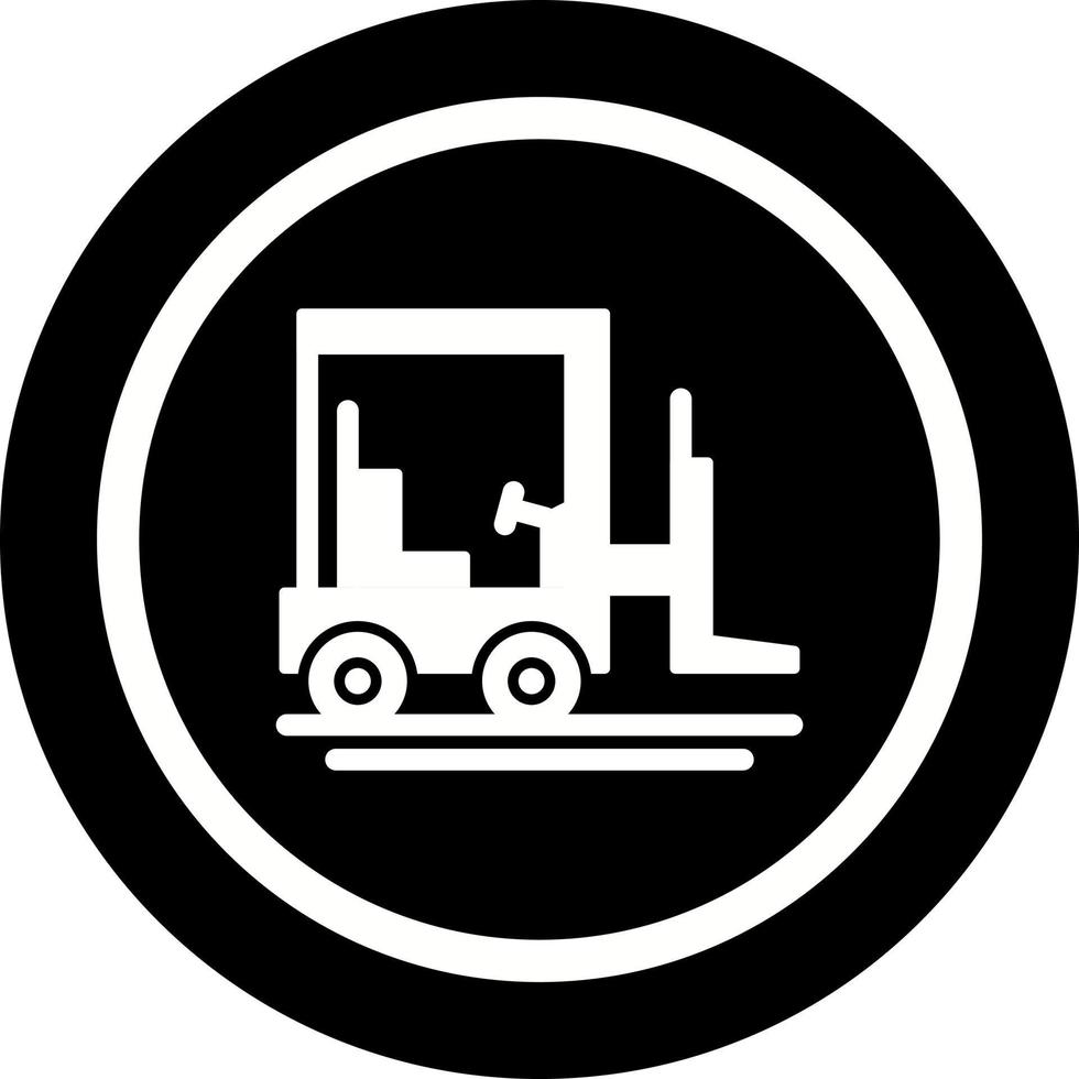 Forklift Vector Icon