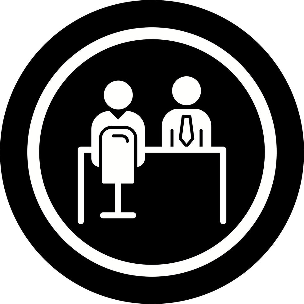Employee Interview Vector Icon