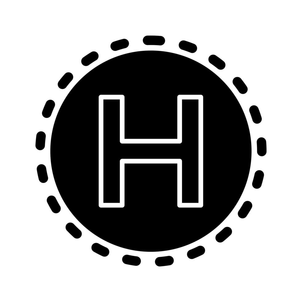 Helipad Vector Icon