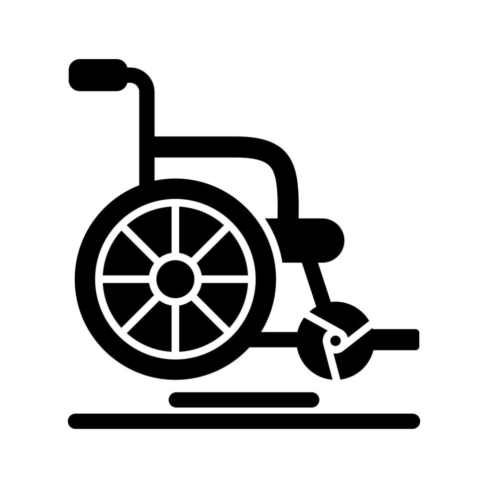 Wheel Chair Vector Icon