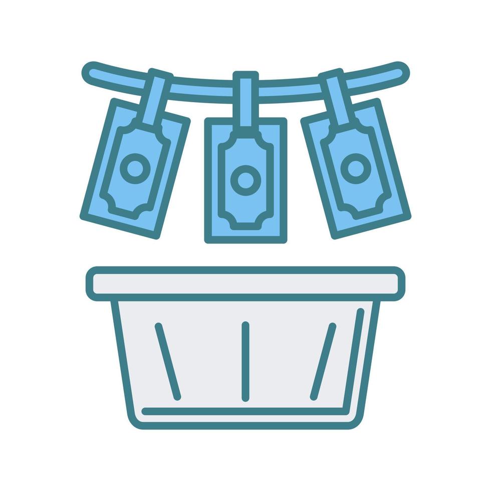Money Loundering Vector Icon