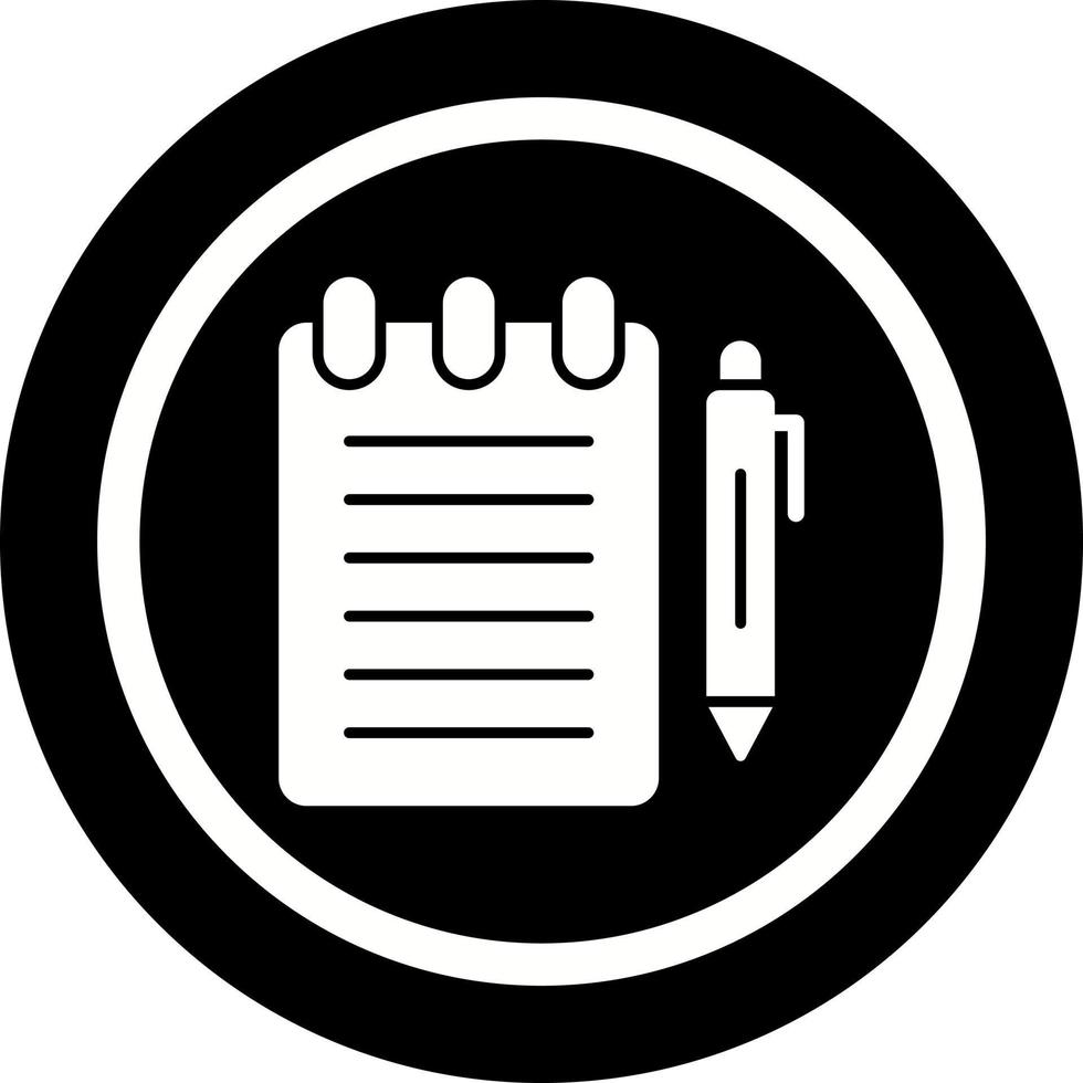 Notepad Vector Icon