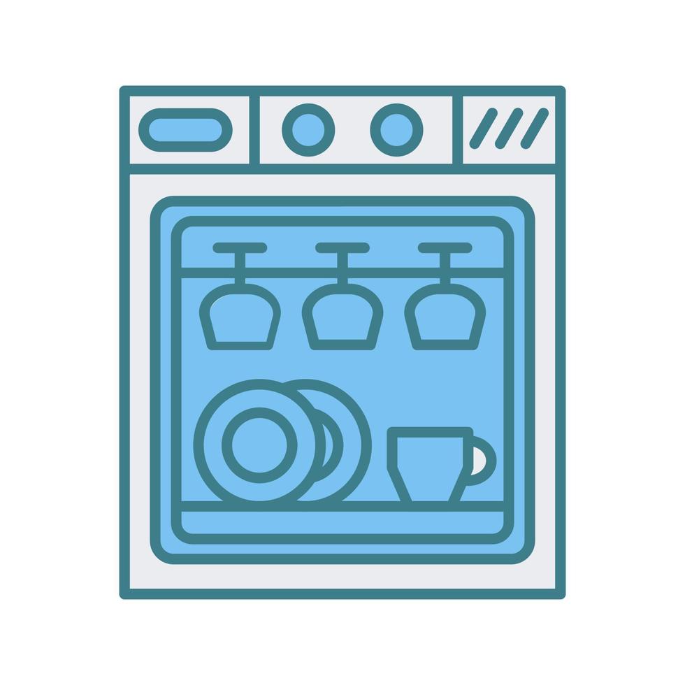 Dishwasher Vector Icon