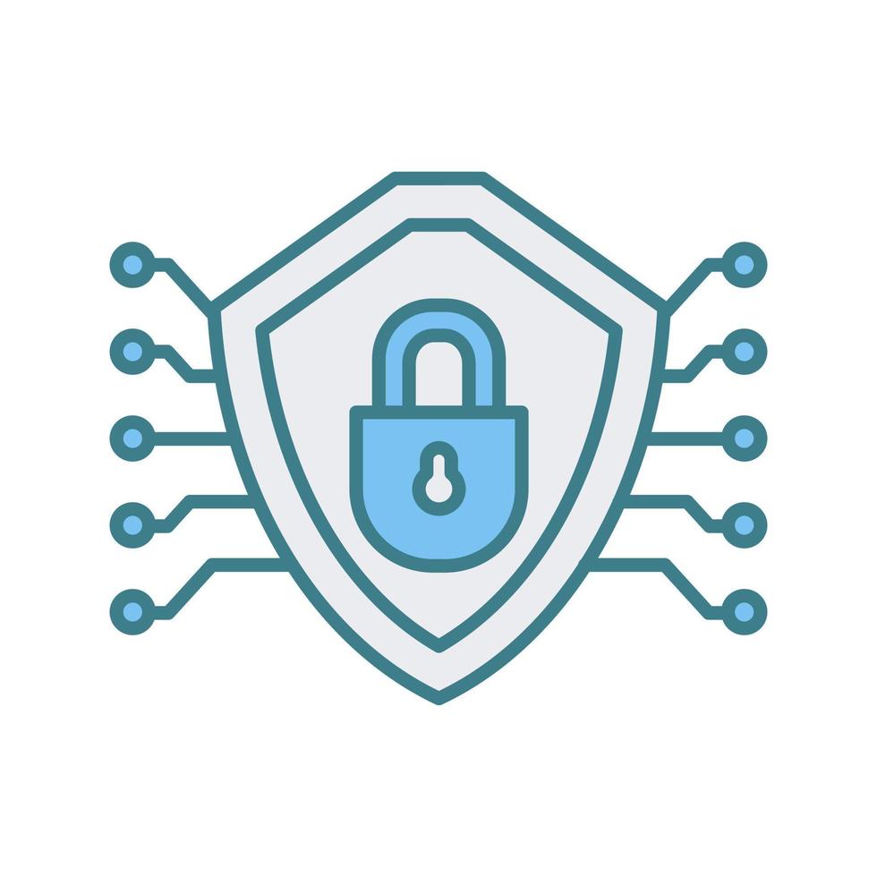 Cyber Security Vector Icon