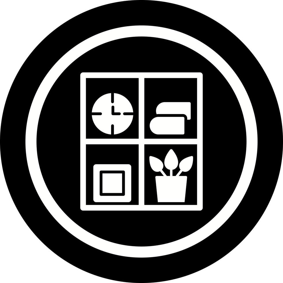 Bookshelf Vector Icon
