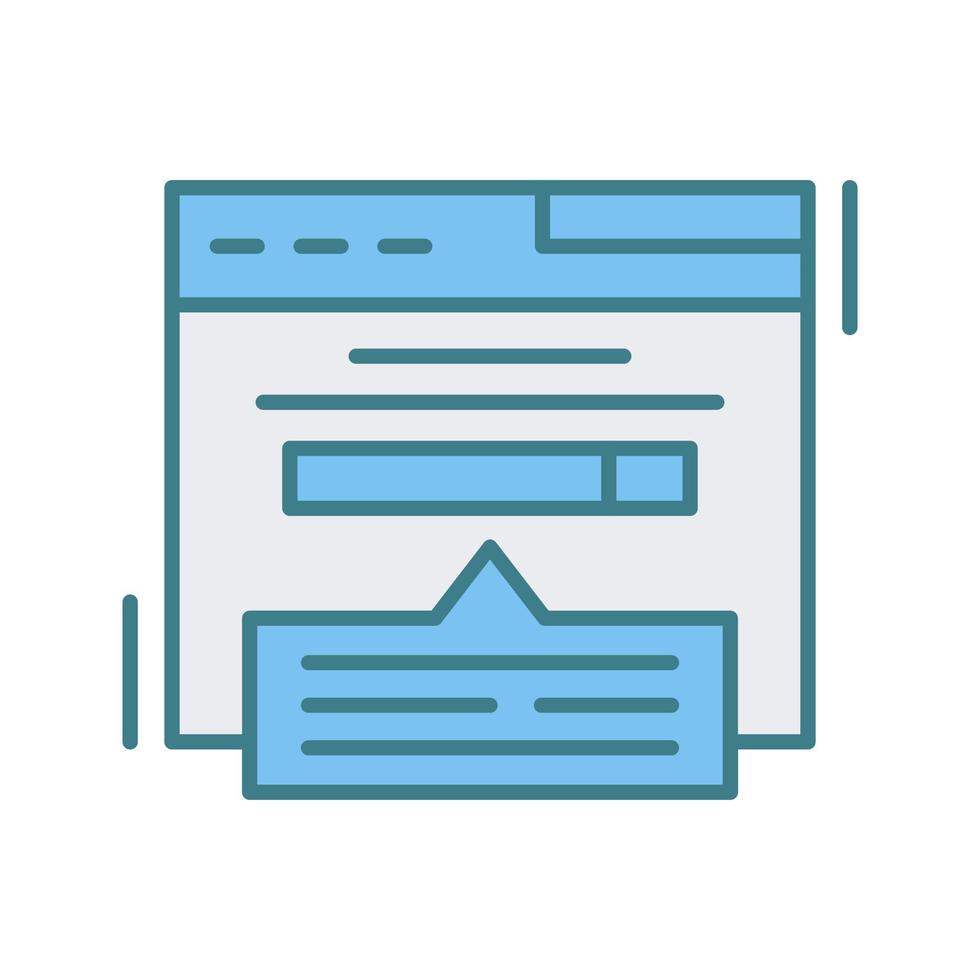 Keyword Search Vector Icon