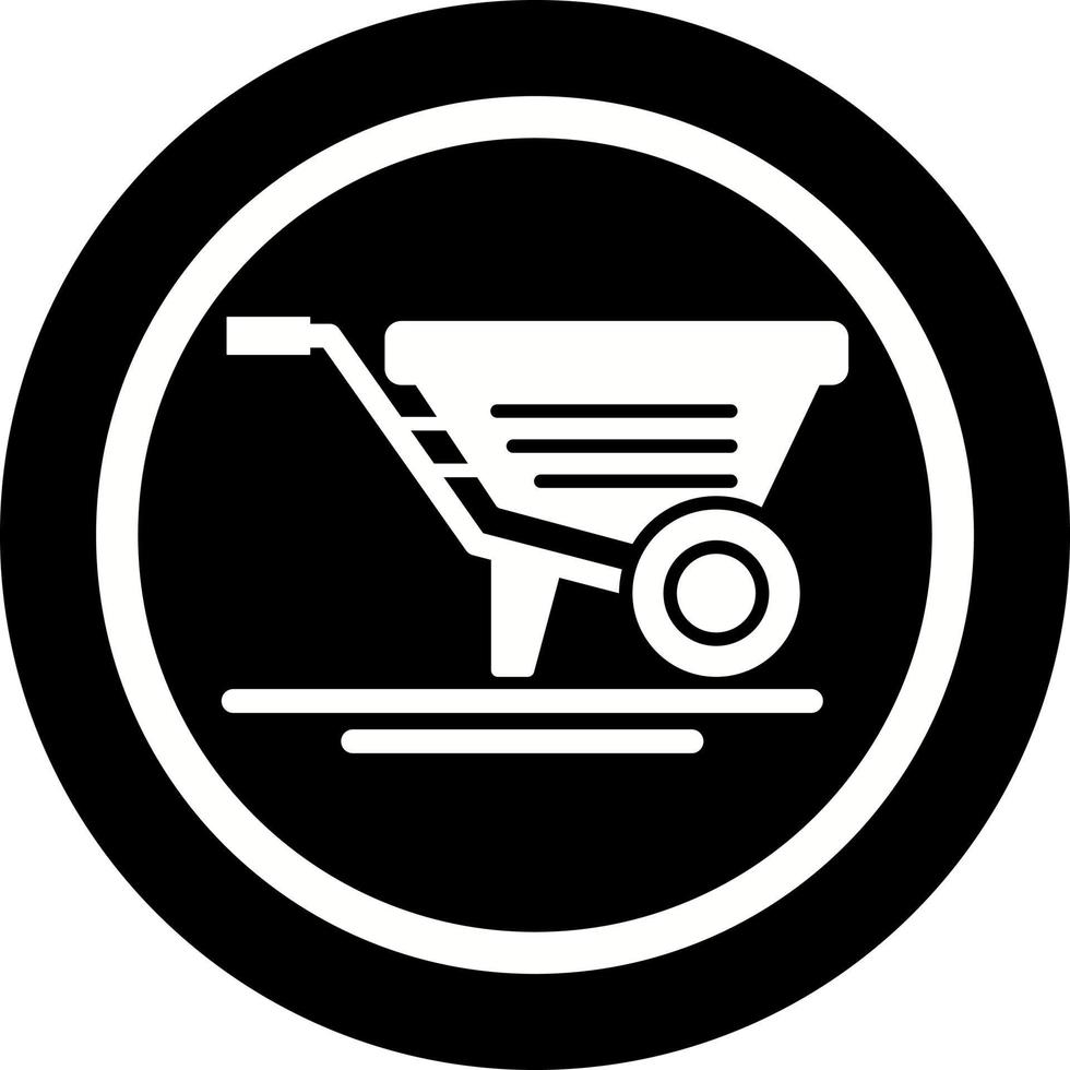 Wheelbarrow Vector Icon
