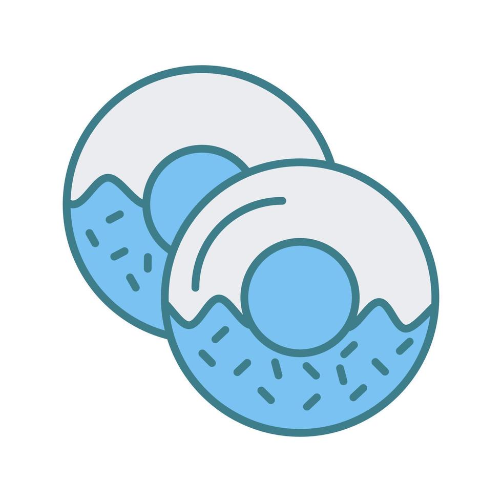 icono de vector de donut