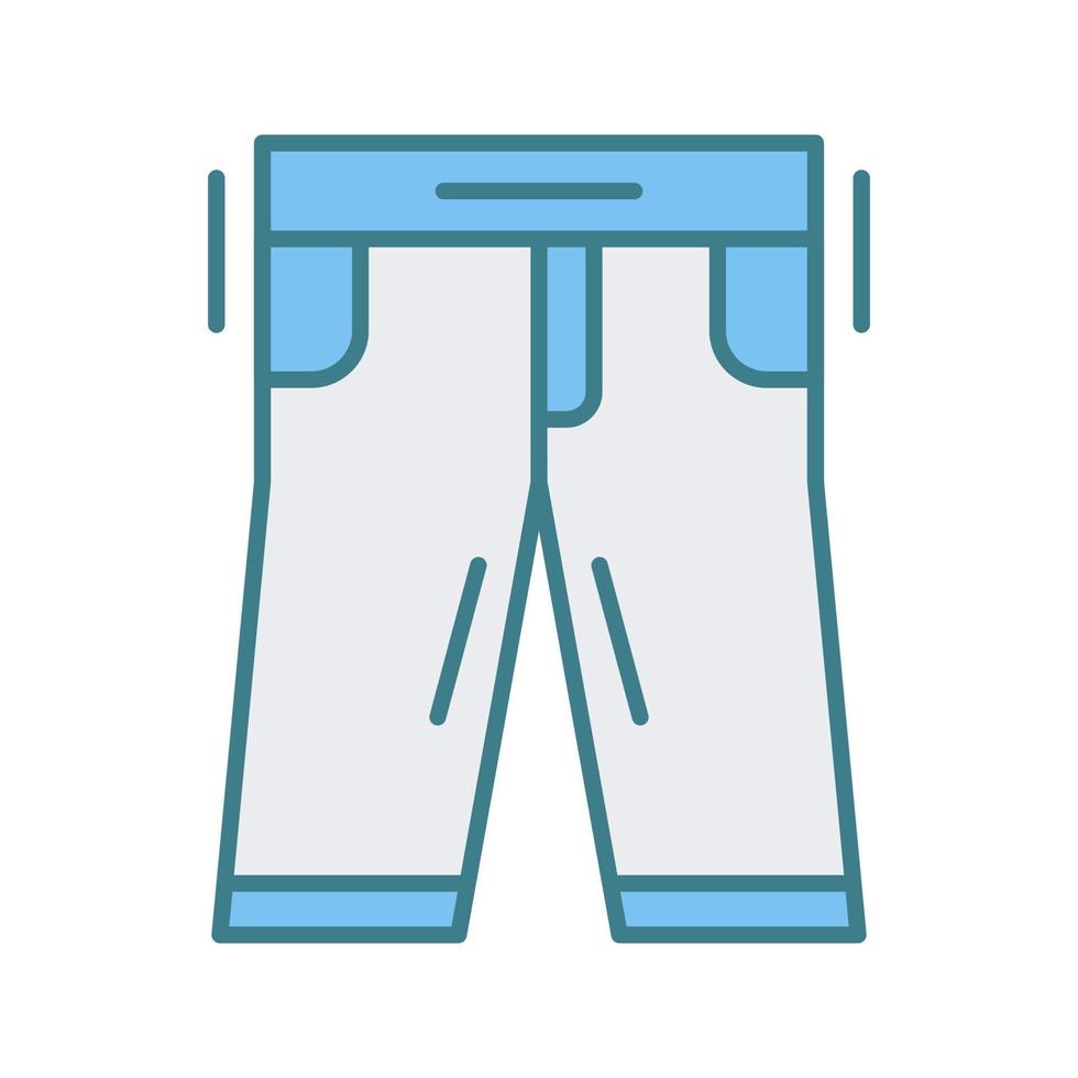 icono de vector de pantalones