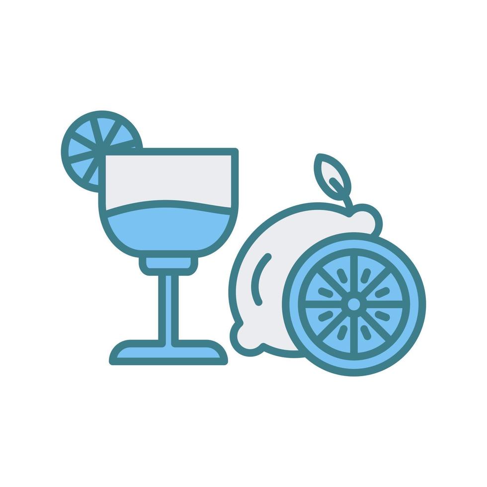 icono de vector de jugo de limón