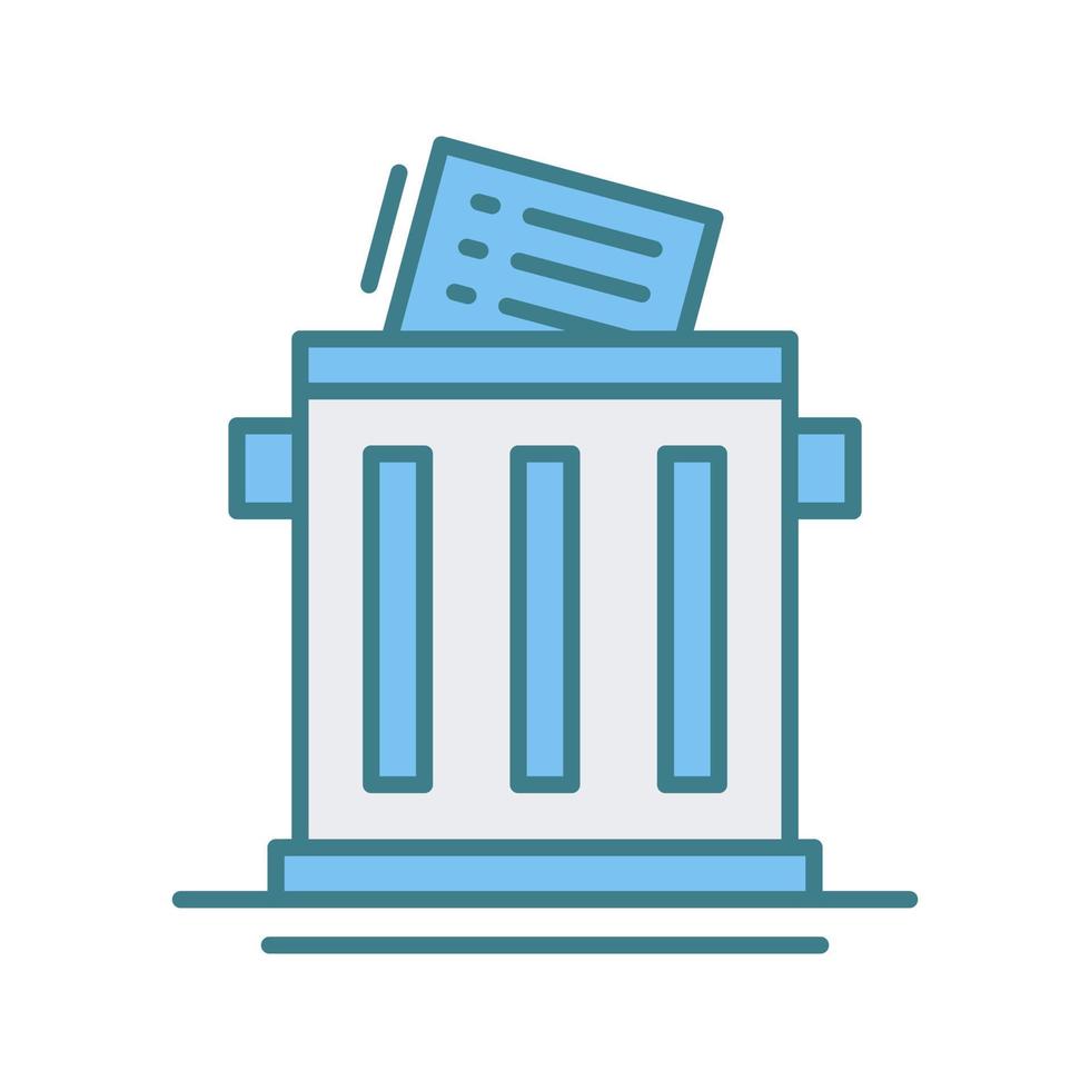 Trash List Vector Icon