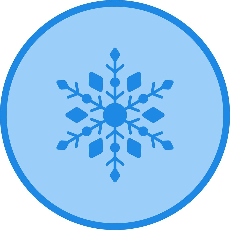 nieve escama único vector icono