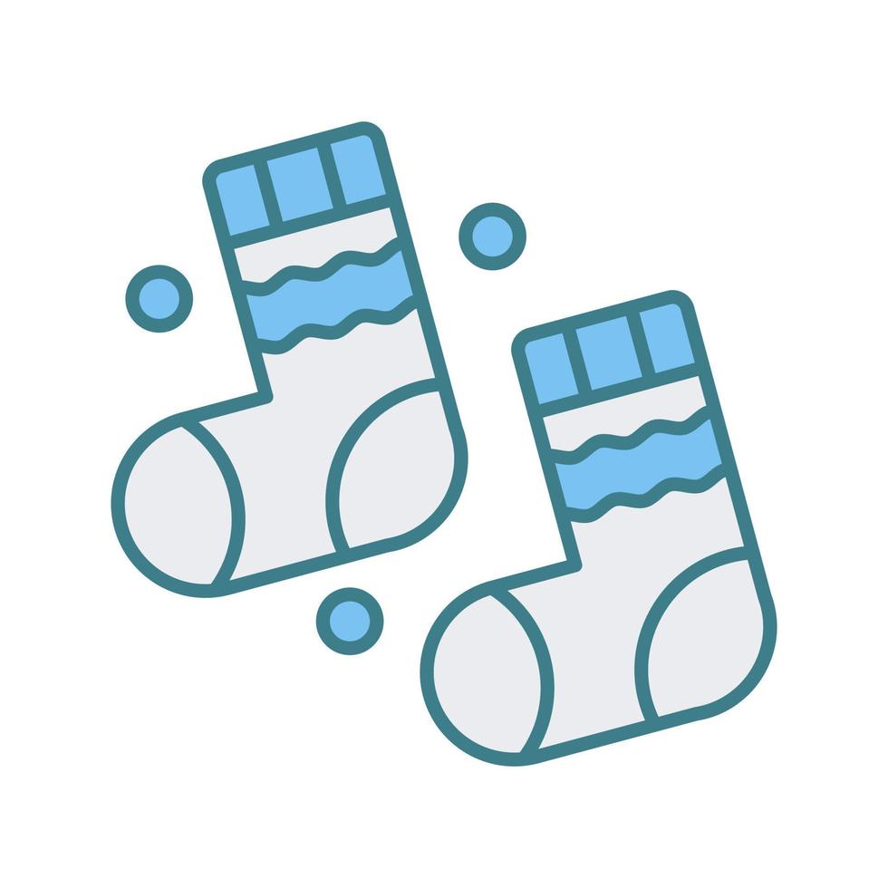 Winter Socks Vector Icon