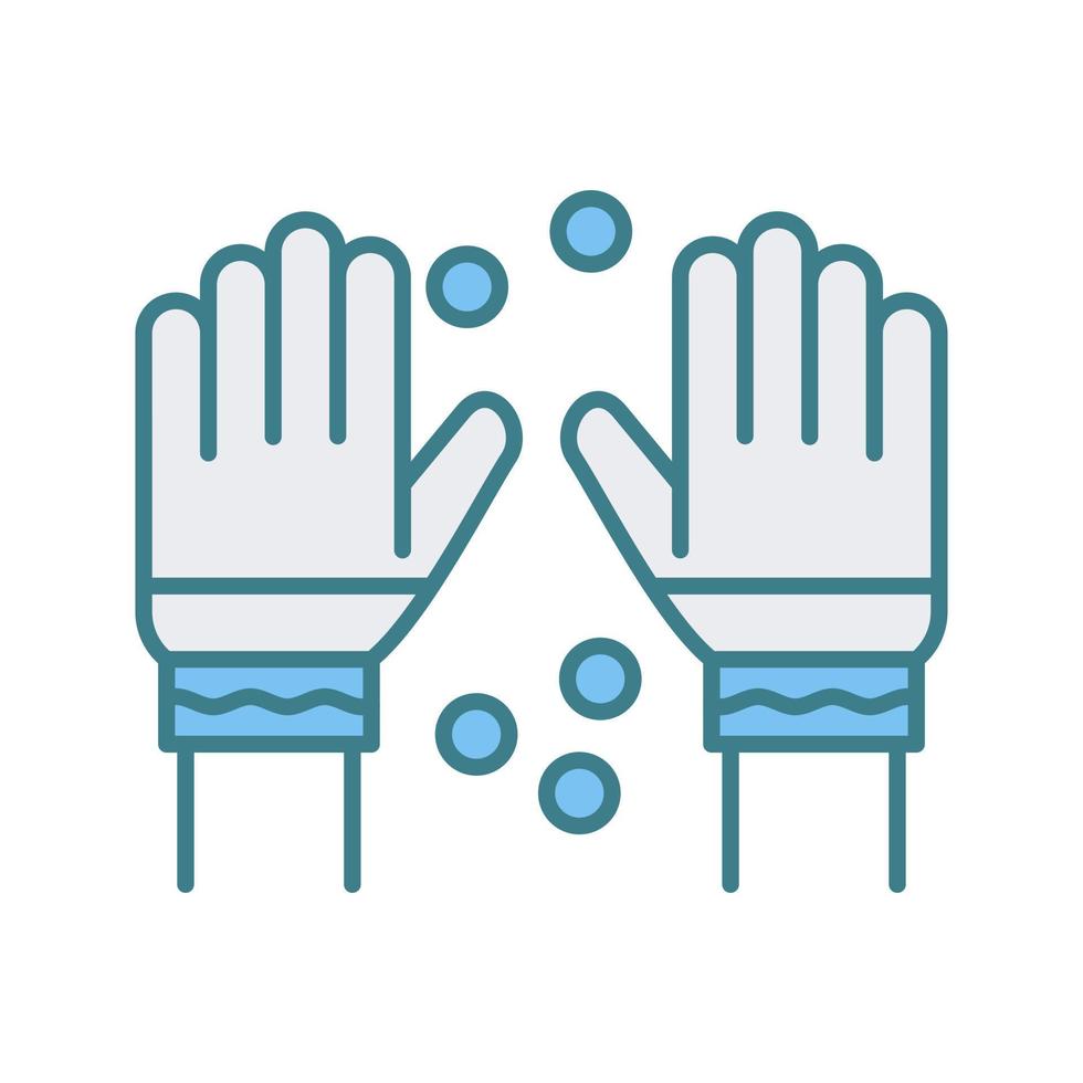 Winter Gloves Vector Icon