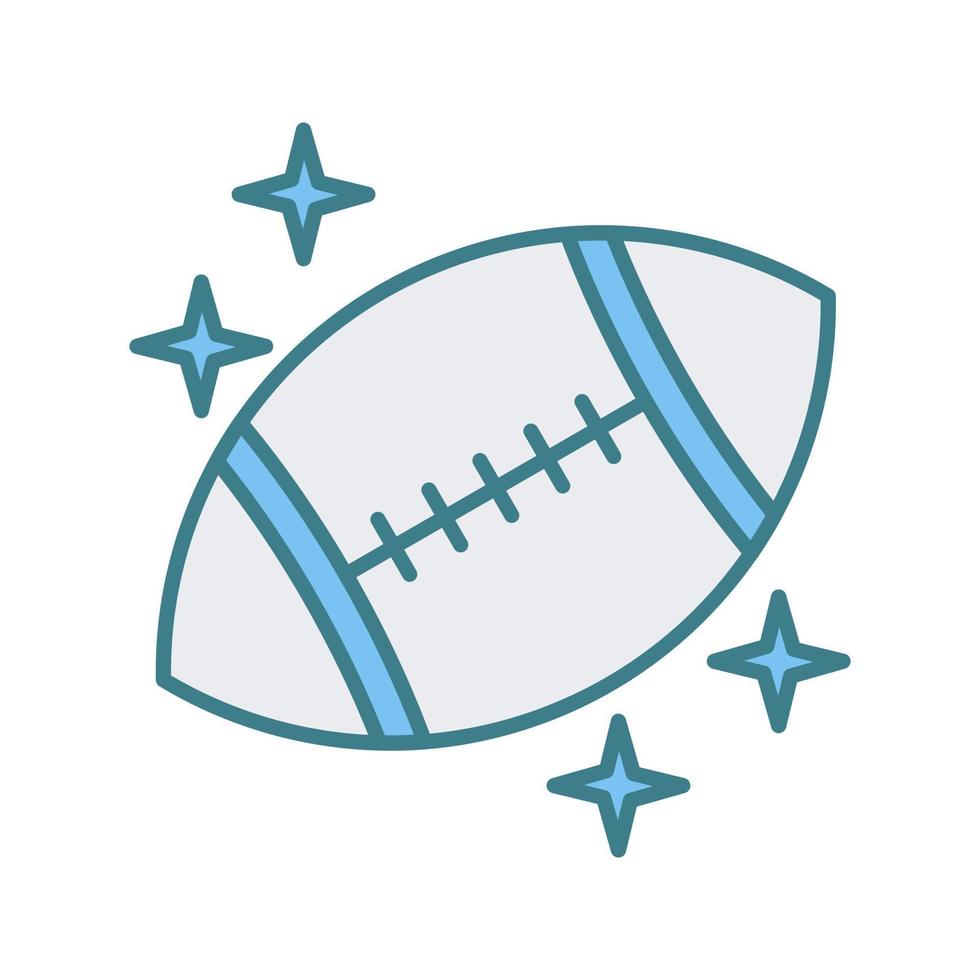 icono de vector de rugby