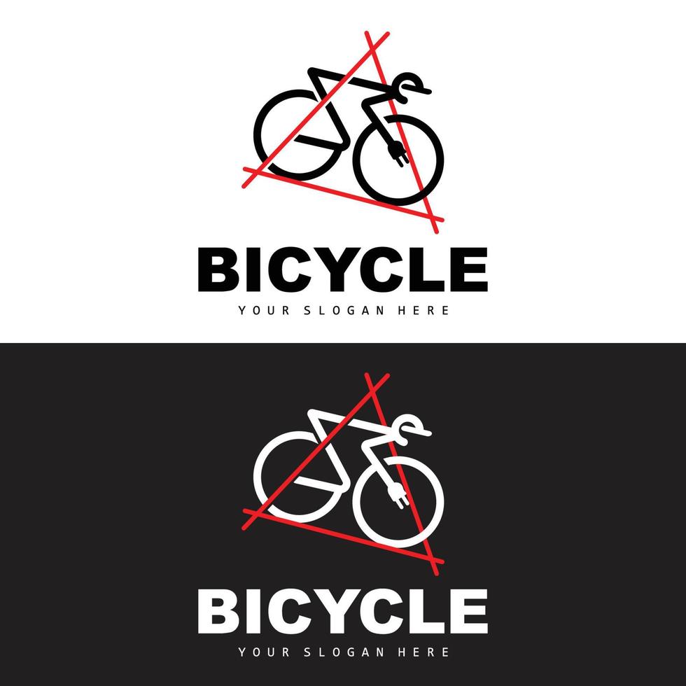 Electric Bicycle Logo, Vehicle Design, Sport Bike Vector, Bike Template Icon Illustration vector