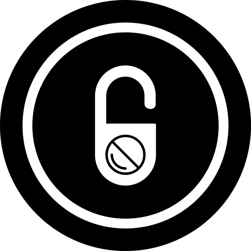 Do Not Disturb Vector Icon