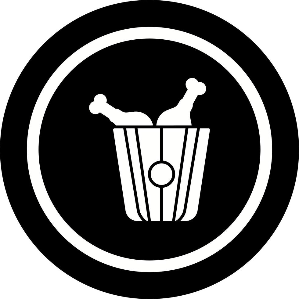 Fried Chicken Vector Icon