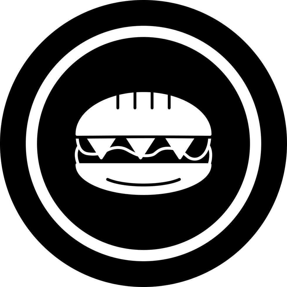 icono de vector de sándwich