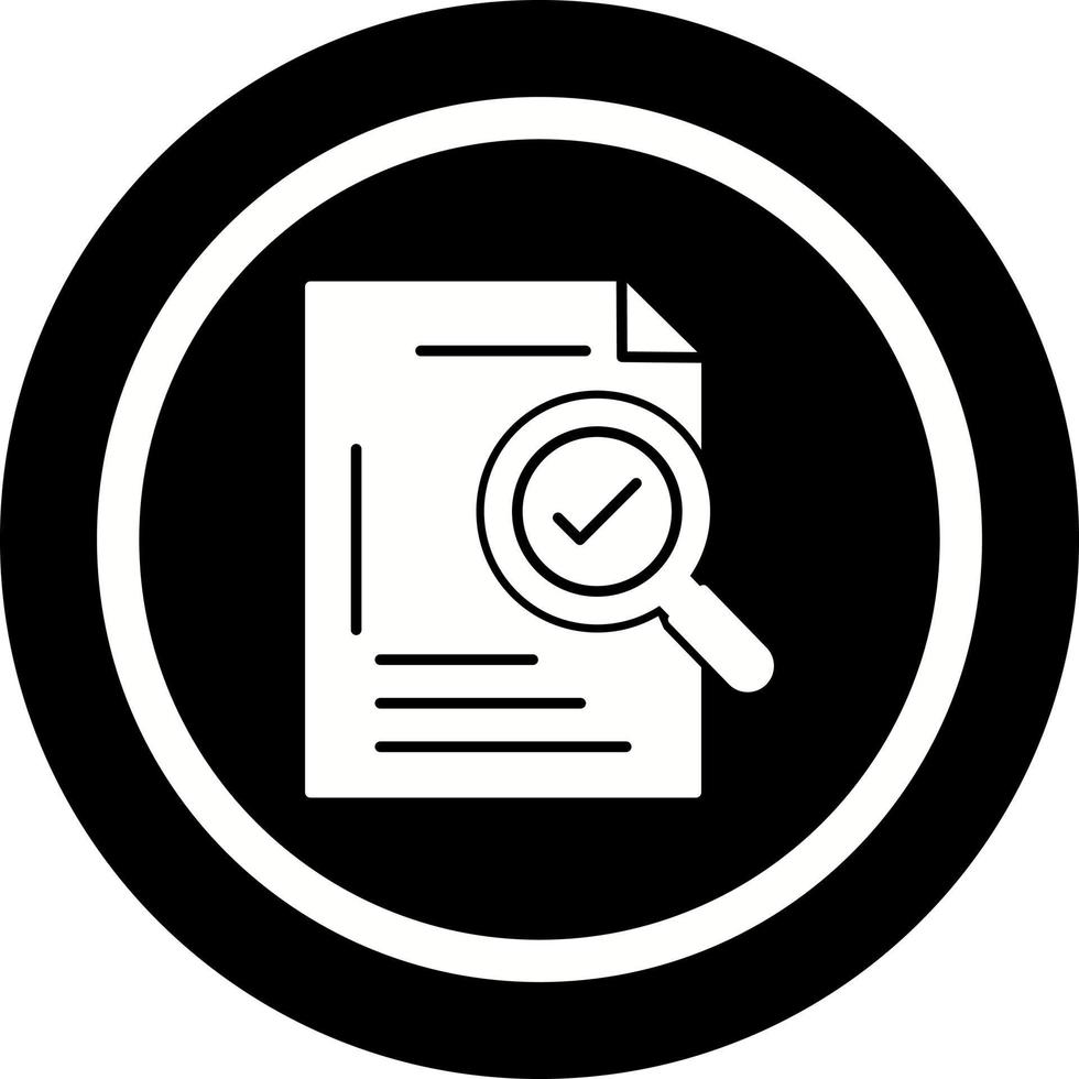 icono de vector de verificación