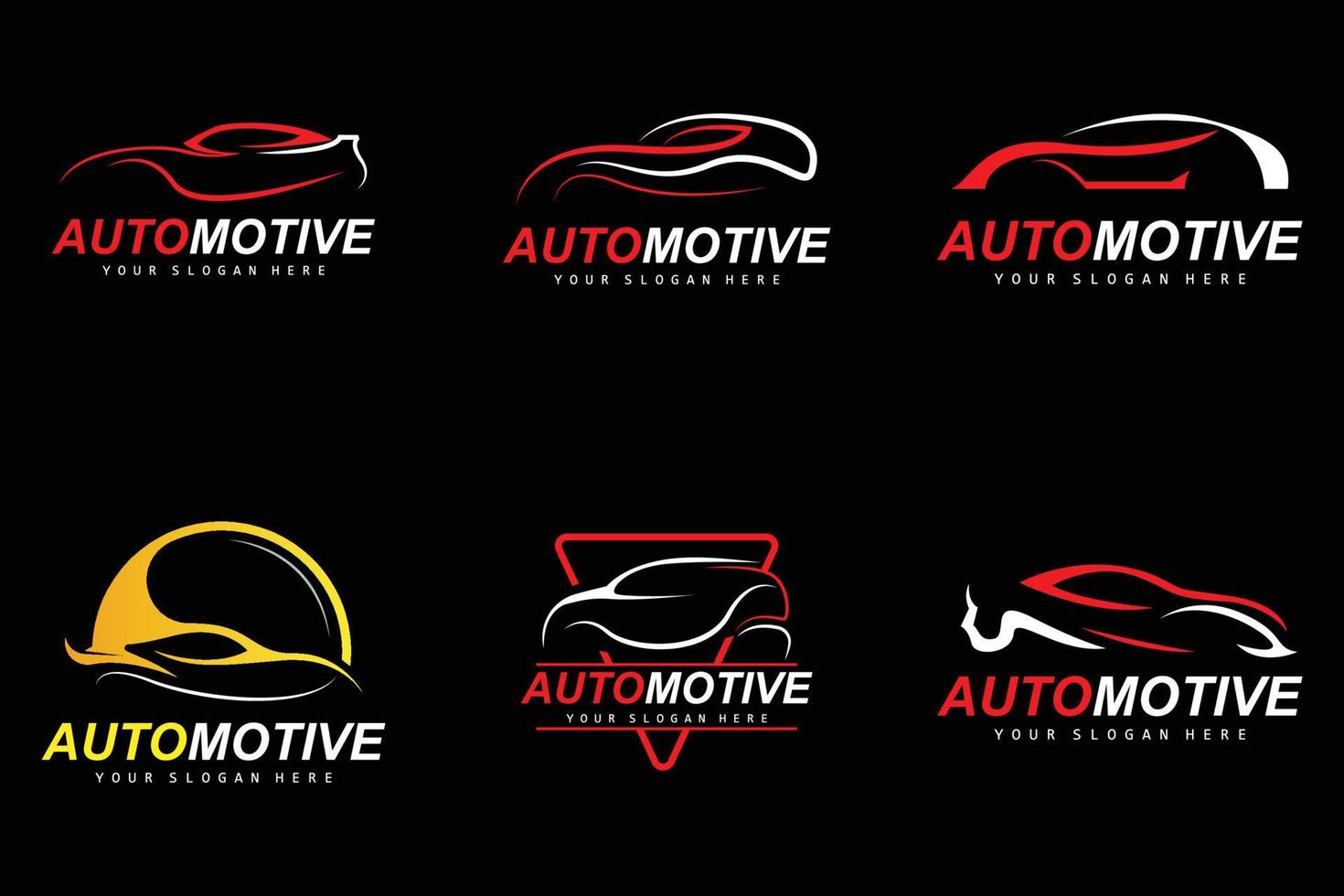 Car Logo, Automotive Repair Vector, Repair Garage Brand Design, Car Care, Automotive Spare Parts vector