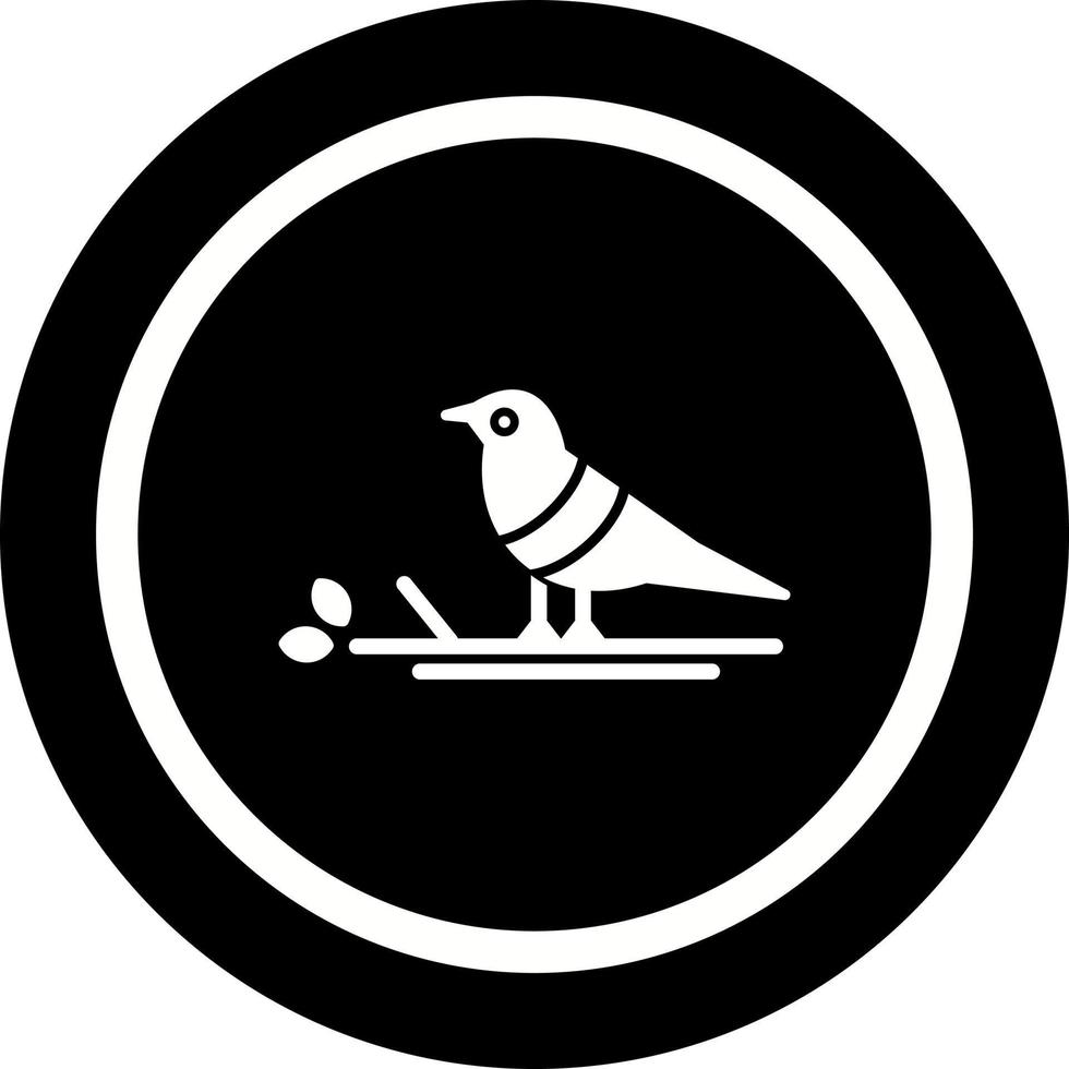 icono de vector de pájaro