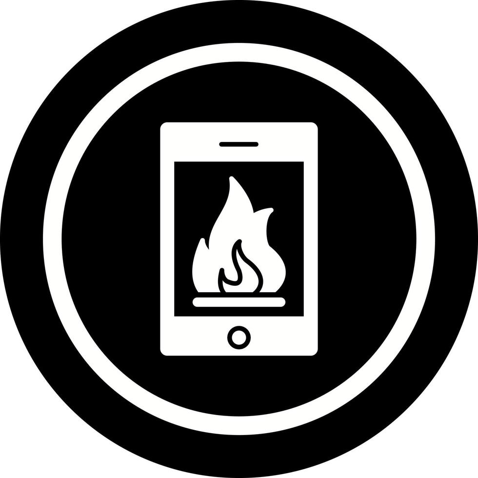 icono de vector de fuego