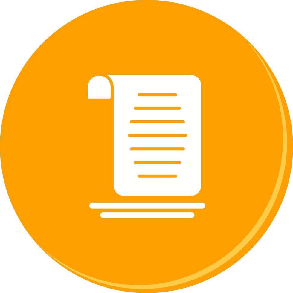 Document  Unique Vector Icon