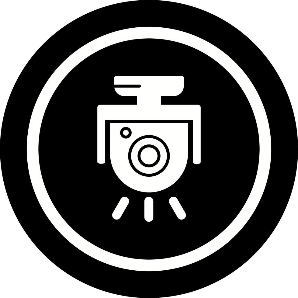 icono de vector de cámara de seguridad