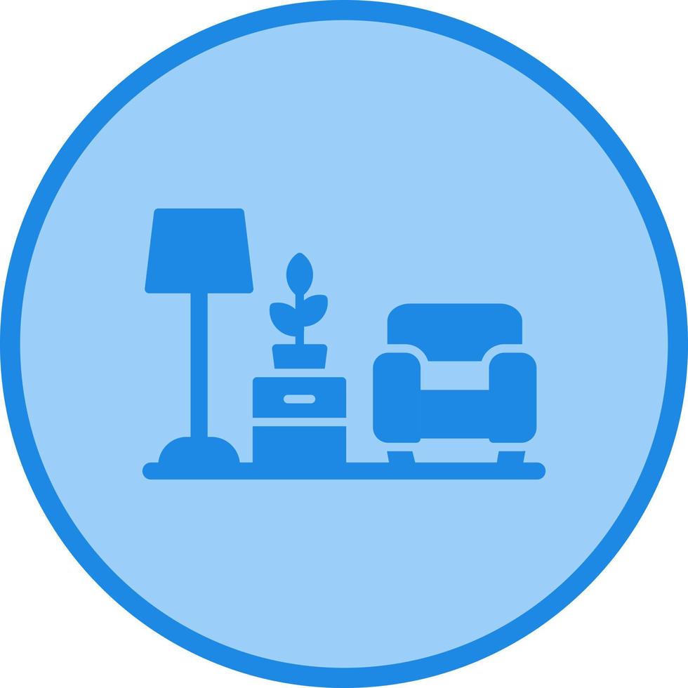 Living Room Unique Vector Icon