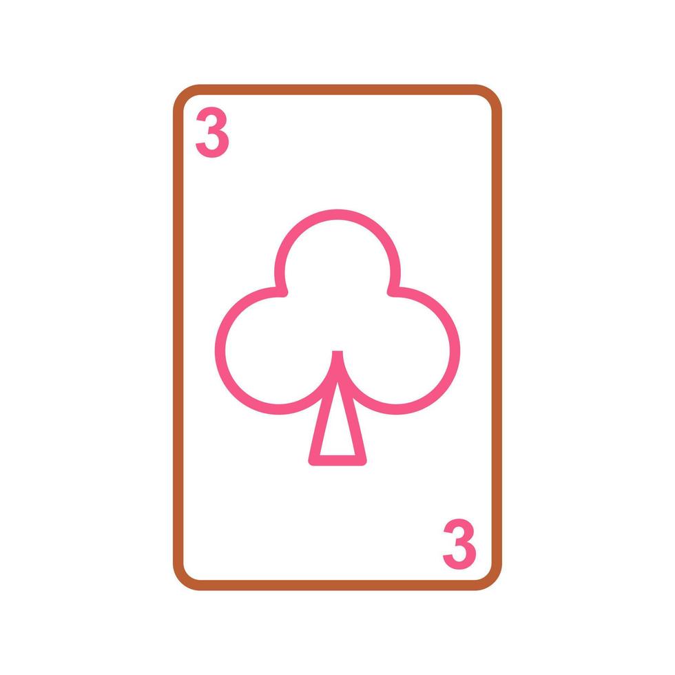 Clubs Card Vector Icon