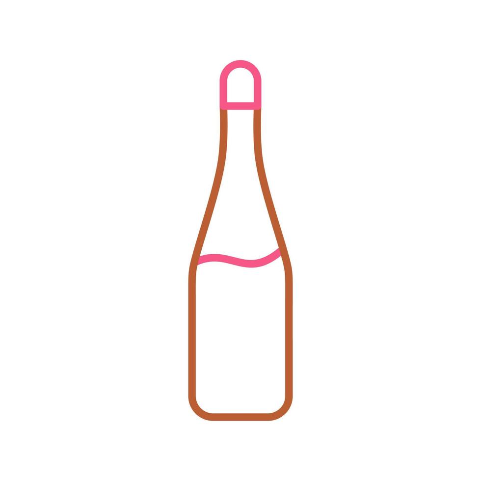 Champagne Bottle Vector Icon