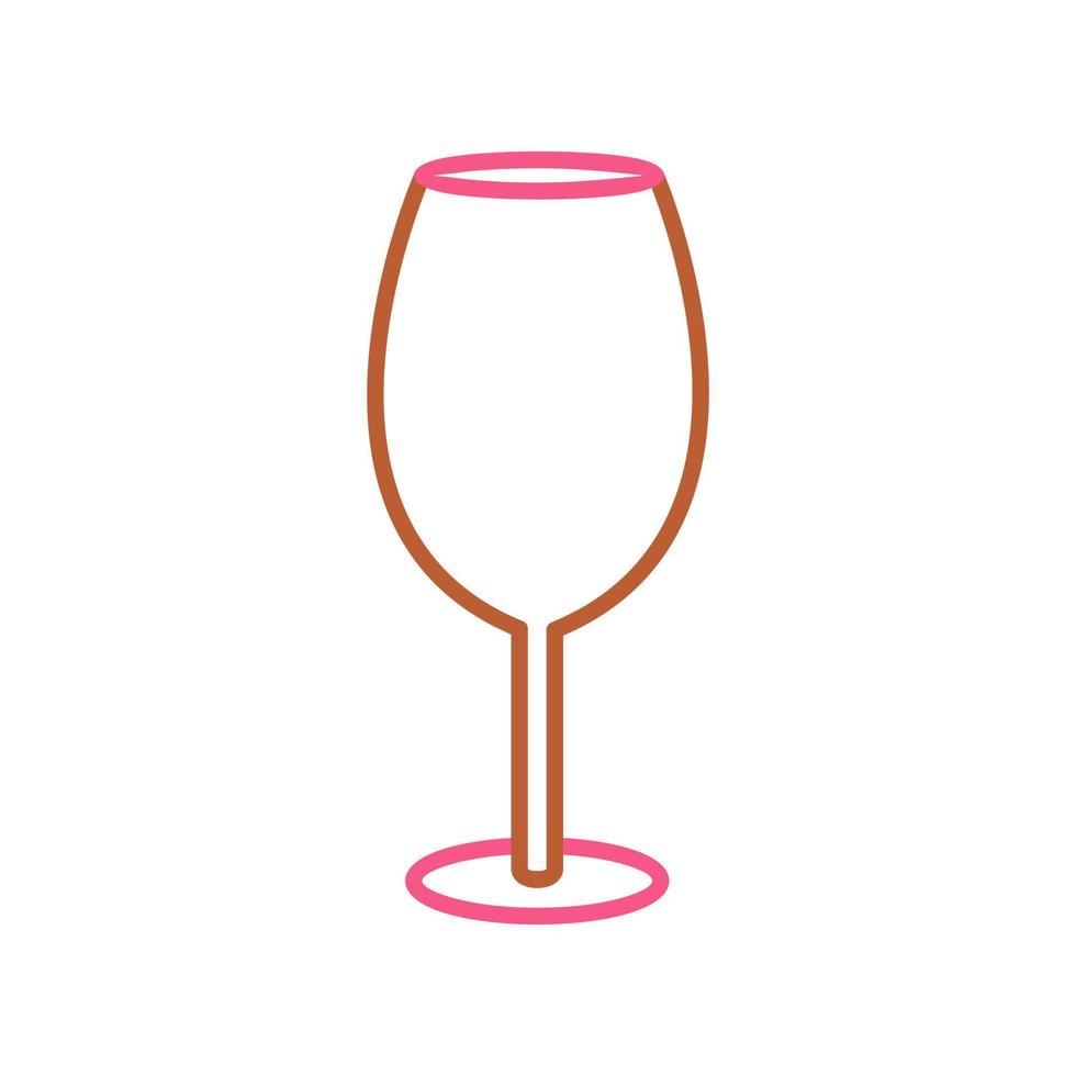 icono de vector de copa de vino