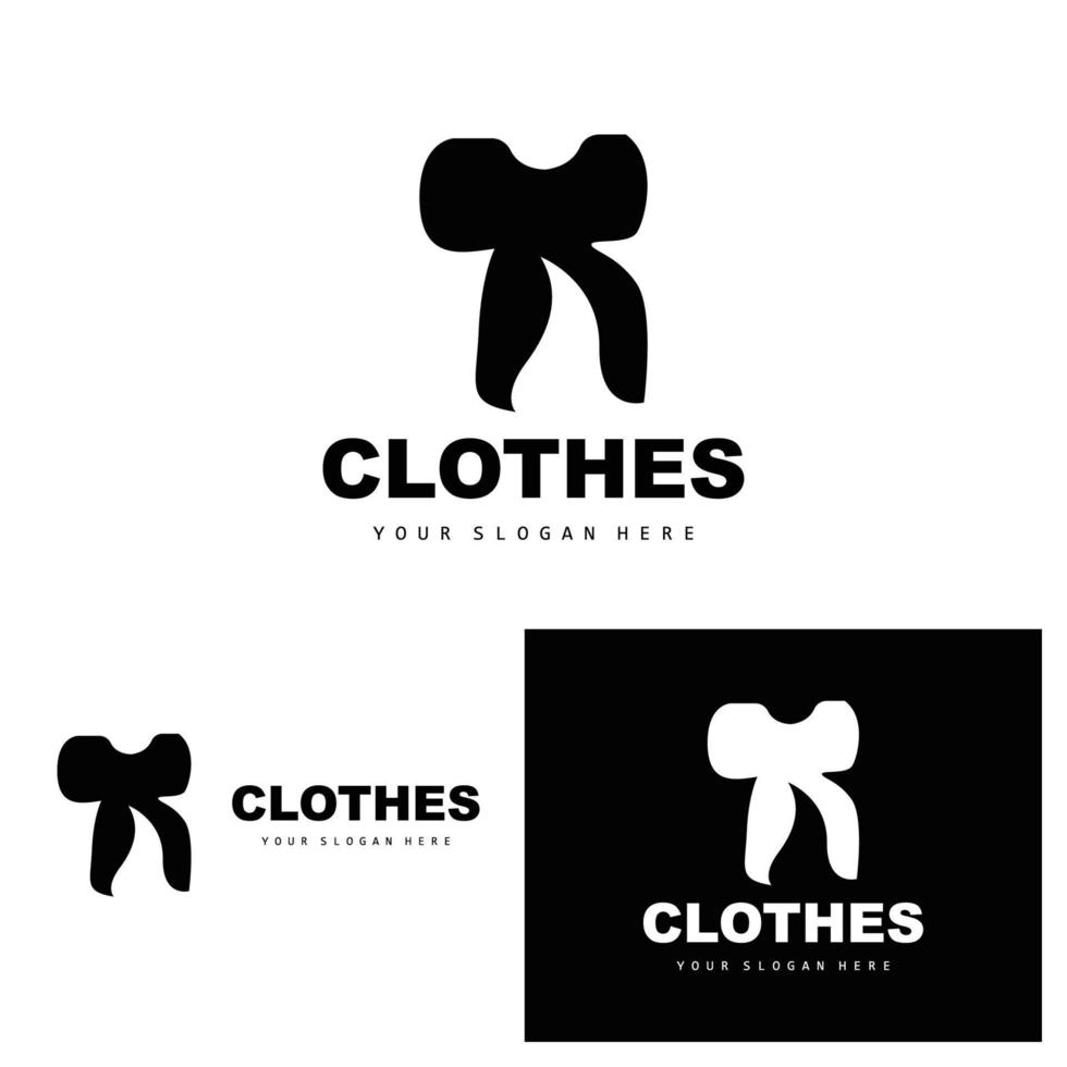 logotipo de ropa, diseño de pantalones de estilo simple, vector de tienda de ropa, moda, marca comercial e icono de plantilla