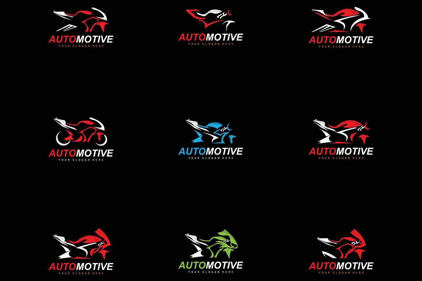 logotipo de motocicleta, vector de vehículo de motosport, diseño para, automotriz, taller de vestuario de motocicleta, reparación de motocicleta, marca de producto, motogp