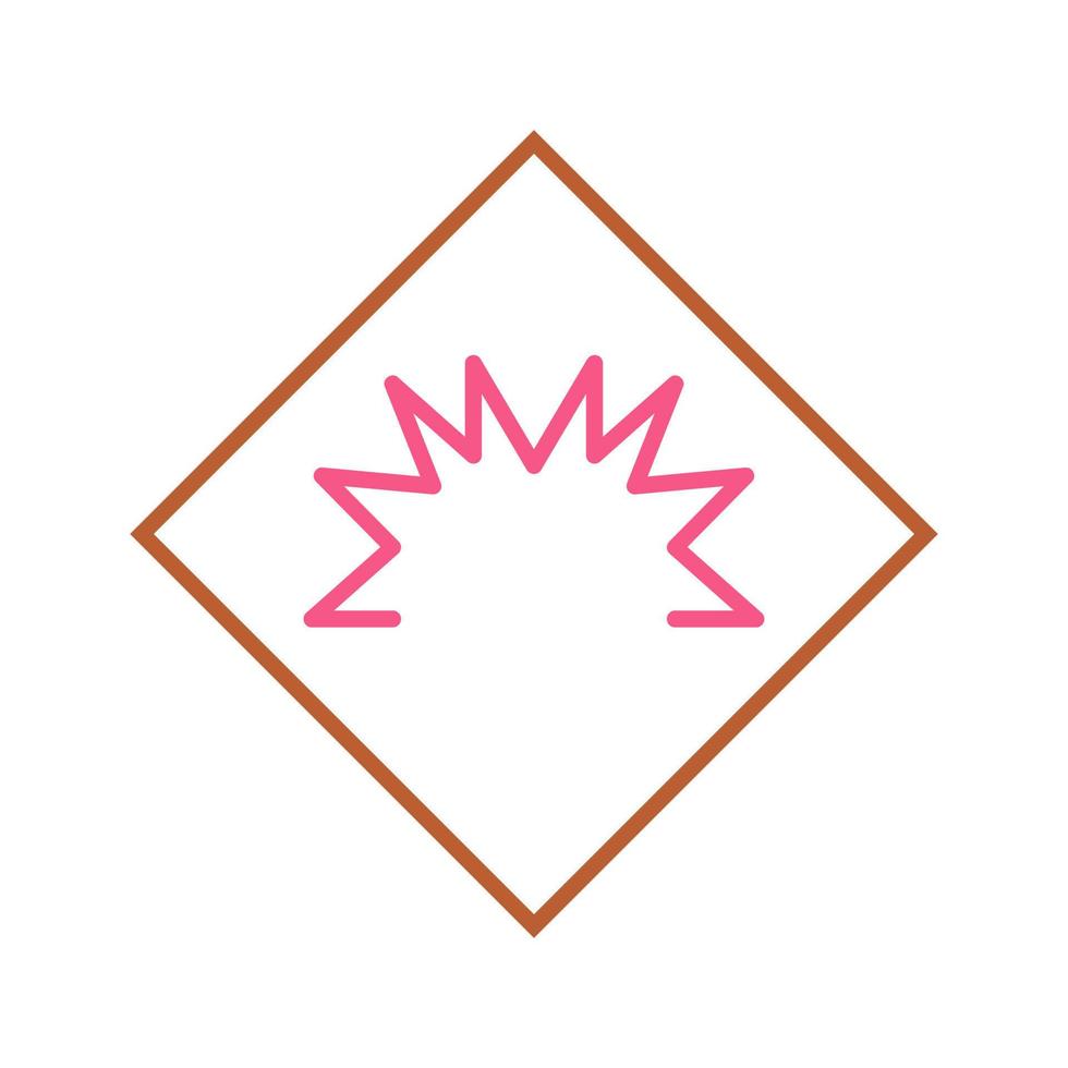 Danger of Welding Flash Vector Icon