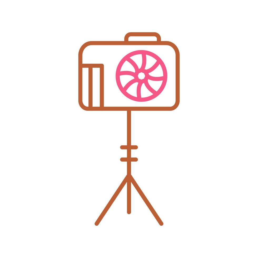 Unique Camera Stand Vector Icon