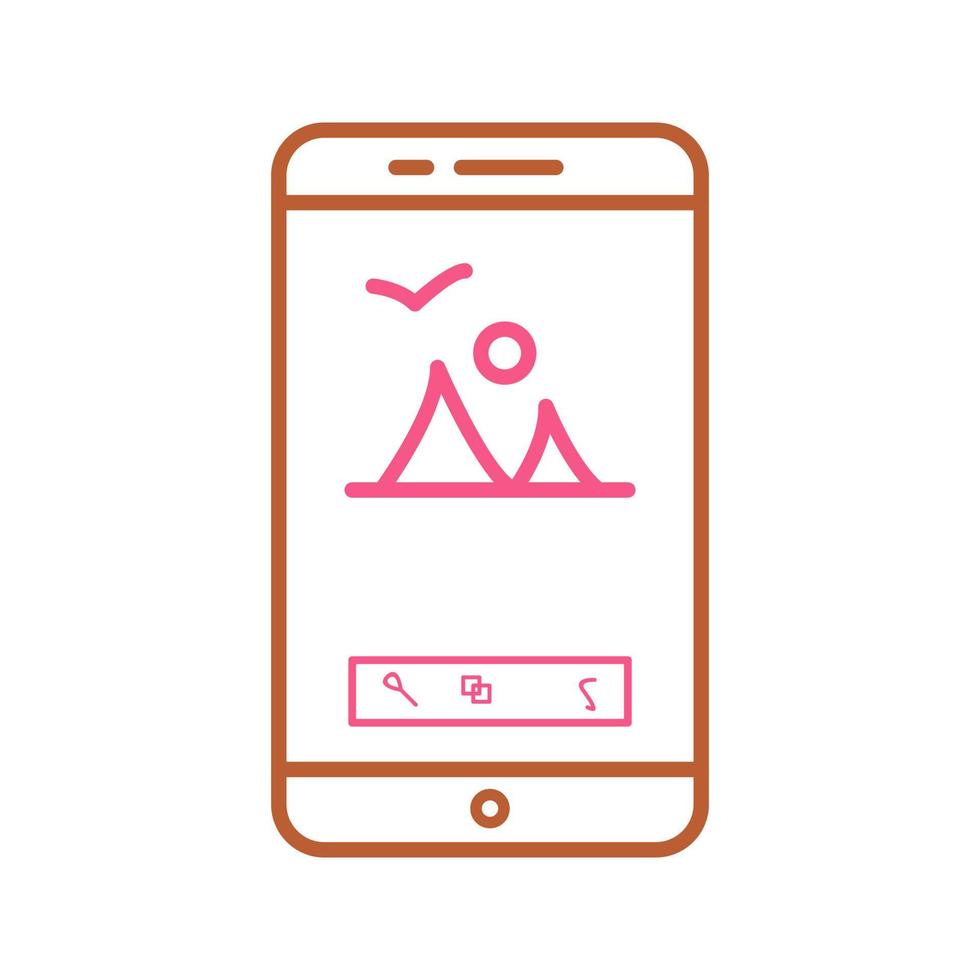 Unique Edit Picture Vector Icon