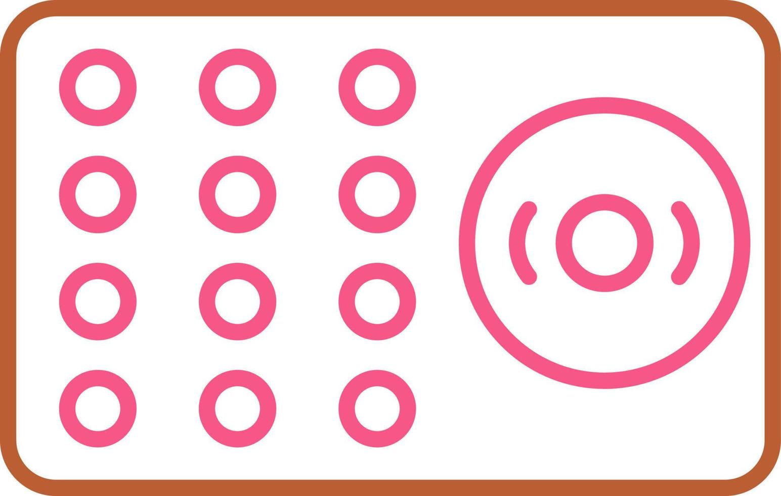 Unique Ring Alarm Vector Icon